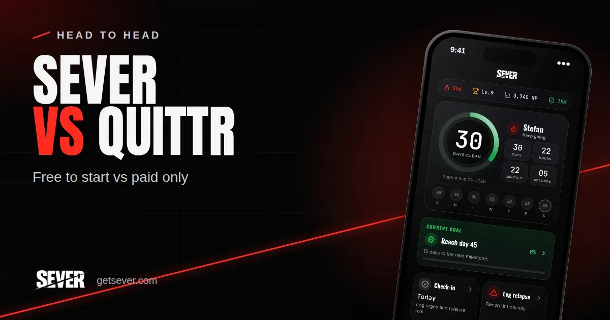 SEVER vs QUITTR comparison